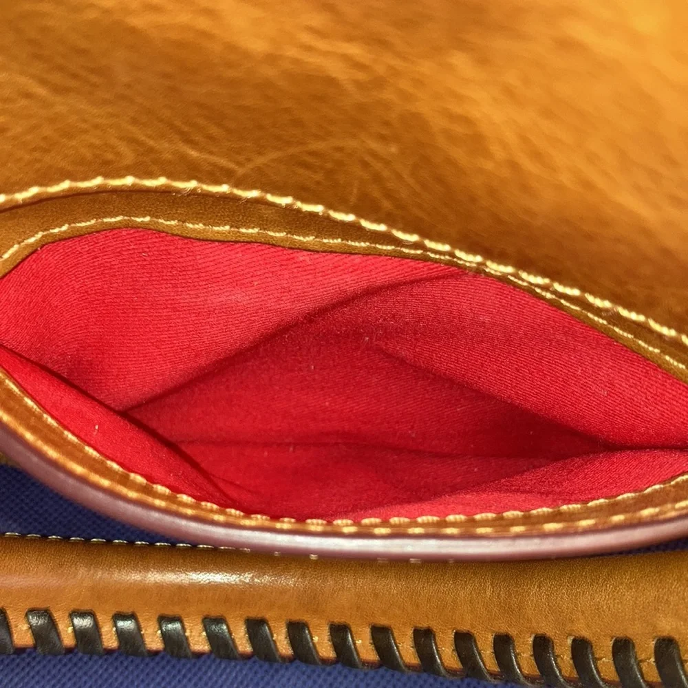 Dooney & Bourke Tan Leather Satchel